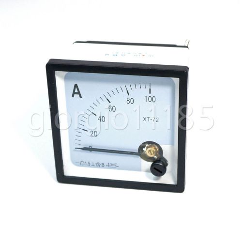 2pcs High Quality Analog AMP Panel Meter + Shunt DC 100A