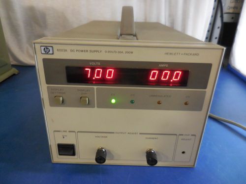 Hp 6023a dc power supply 0-20v/0-30a, 200w for sale