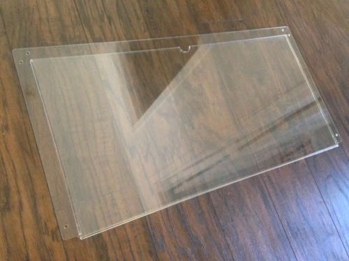 12 x 24&#034; Clear Acrylic Sign Holder Frame