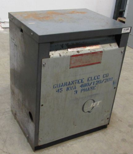 GE General Electric 9T23A3873 3PH 45KVA Dry Type 480V 120/208V Transformer