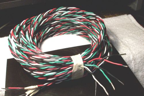 Silver plated (easily soldered) stranded hookup wire   230 ft total #18awg for sale