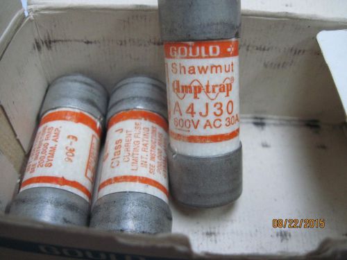 A4J 30 Gould Shawmut Fuse 30A  LOT OF 3