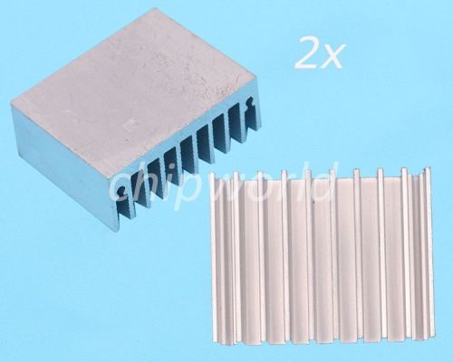 2PCS Heat sink 45*35*18MM IC Heat sink Aluminum 45X35X18MM Cooling Fin