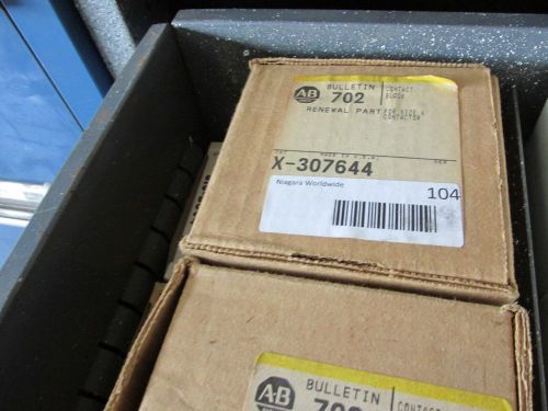 ALLEN BRADLEY X-307644 NEW NIB CONTACT BLOCK SIZE 6 CONTACTOR