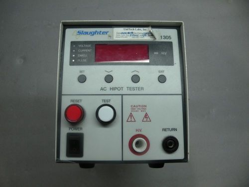 SLAUGHTER 1305 AC HIPOT TESTER 3KV