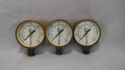 3 Welding Cutting Oxygen Regulator Replacement Gauges