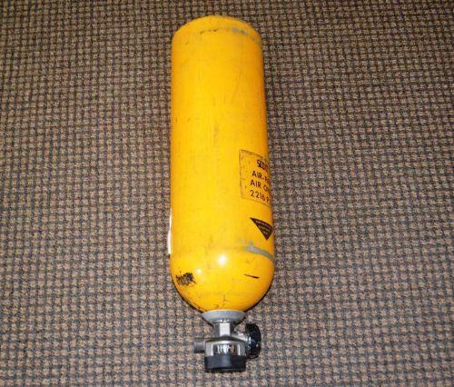 Scott aluminum scba cylinder 30 min 2.2 2216 psi w/ fresh hydro and refurb valve for sale