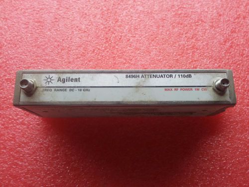 HP Agilent 8496H Attenuator / 110dB DC-18GHz 1W