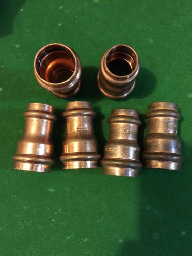 New Lot of (6) Viega 1&#034; x 3/4&#034; Propress Copper Reducer