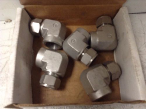 Tylok ss-12-dfe-12 cs-lok tube fittings ss female elbow lot of 5-nib for sale