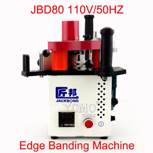 woodworking JBD80 hot-melt portable edgebanding machine manual edge bander  110V
