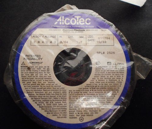 1lb. Roll of AlcoTec 1.2mm (3/64”) ER4043 Aluminum MIG Welding Wire