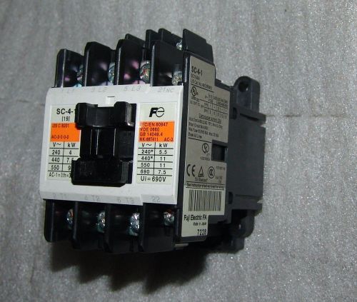 electrical contactor fuji sc-4-1 10hp 110v coil