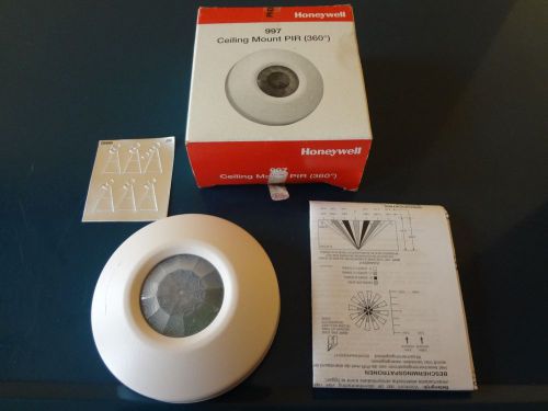 Honeywell 997 Ceiling Mount PIR 360 Degree Alarm System Security Motion Sensor