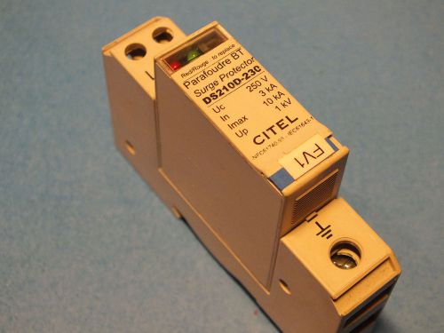 CITEL, DS 210D-230  250V  3kA, Surge protector, Used