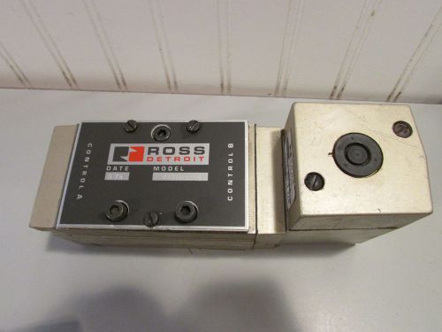 Ross 7276A3301 Valve With 766893 Pilot Valve. New!