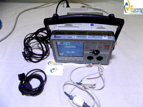 ZOLL E Series 12 Lead Biphasic ECG NIBP SPO2 CO2 Masimo Pacing ETCO2