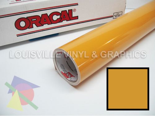 24&#034; Wide Imitation Gold Oracal 651 Intermediate Sign Cutting Vinyl Roll