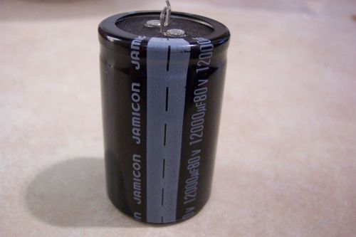 12000uf 80v capacitor! mackie,peavey,ect genuine jamicon! 35MM X 55MM