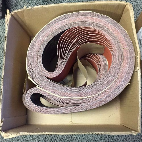 Lot of 25 Belts: 3M CLOTH 777F, 4&#034; Wide x 132&#034; Long,  60 grit