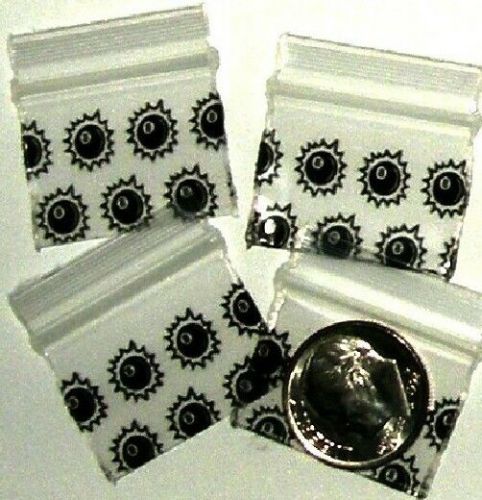 200 Magic Eight Ball mini ziplock bags 1 x 0.75 inch Baggies 1034 Apple