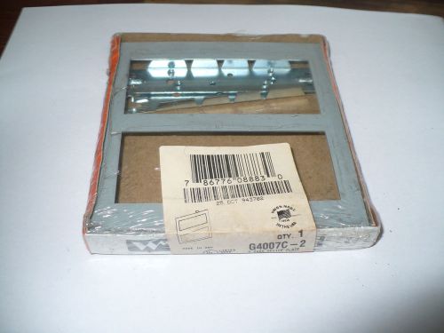 Wiremold G4007C-2 2 Gang Device Plate, Gray, New