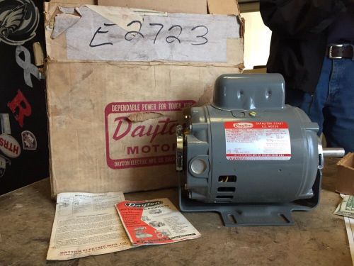 Dayton 5k458 usa made capacitor start ac motor 3/4 hp 1725 rpm 115/230v for sale