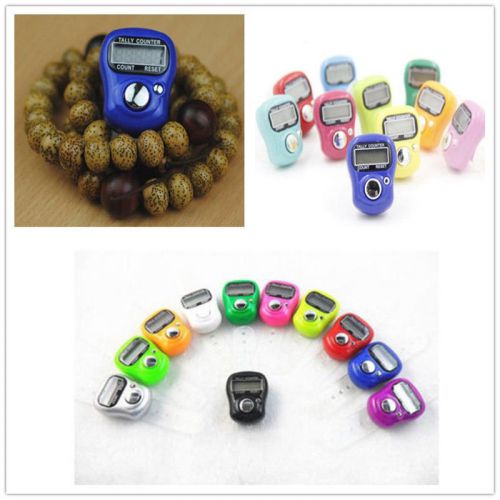 1PCS Mini 5 Digit LCD Electronic Digital Golf Finger Hand Ring Tally Counter hot