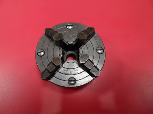 Machinist lathe tool: 3&#034; 4-jaw independent chuck, 1/2&#034;-20 tpi, dunlap for sale