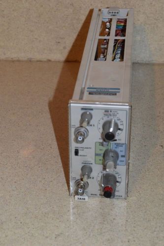 TEKTRONIX 7A18 DUAL TRACE AMPLIFER (FF23)