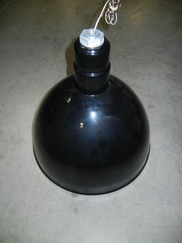 Deep Bowl 16&#034; Industrial Lighting Fixture BLACK  Good for 200W 120V &amp; SOCKET