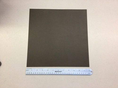 .020&#034; THICK BLACK POLYSTYRENE PLASTIC SHEET 12&#034; x 12&#034;