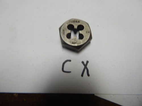 5/16&#034;-24NF 1&#034; Hex Threading Die