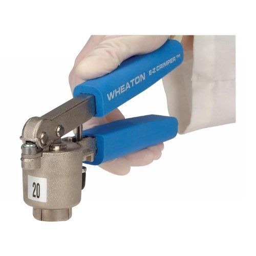 Wheaton W225303 E-Z Crimper Attaches 20mm Aluminum Seals To Serum Finish