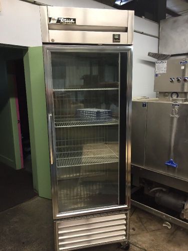 True TS-23FG Glass Door Freezer Used