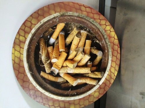 Original Photograph of Cigarette Butts Art Decor for your Bar Art Photograph