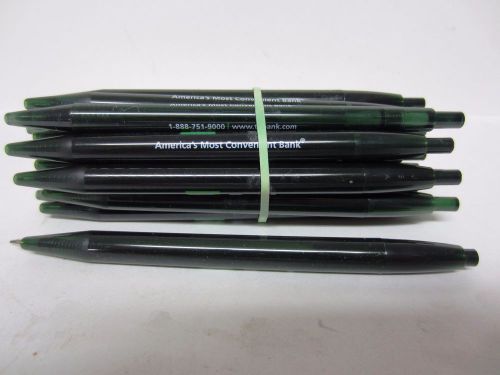 (15) TD Pens - very nice, long lasting ink, retractable stick pens