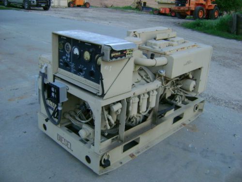 Military 10kw 60hz 120/208/240v 1ph and 3ph diesel generator libby welding iowa for sale