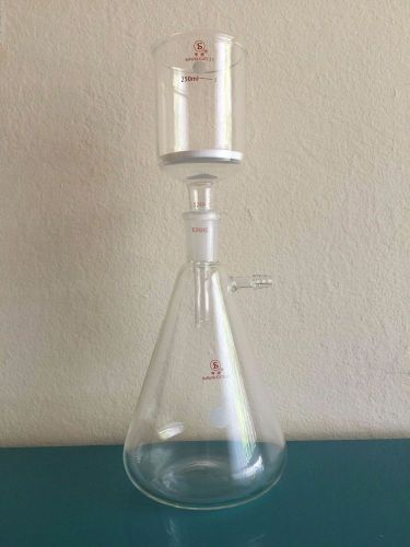 Lab Filtering Set Filtration Flask 2500ml   Buchner funnel 500ml new