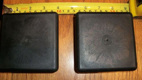 Lot of 2~3-1/2&#034;Square Tubing Black Plastic Plugs~3-1/2&#034; End Cap ~100mm x100mm