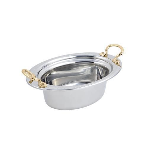 Bon Chef 5403HR Food Pan, Full Oval, 3 Qt. 24 Oz., 13-1/8&#034; X 8-7/8&#034; X 4-1/4&#034;