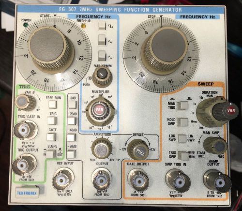 Tektronix fg 507 sweep function generator for sale