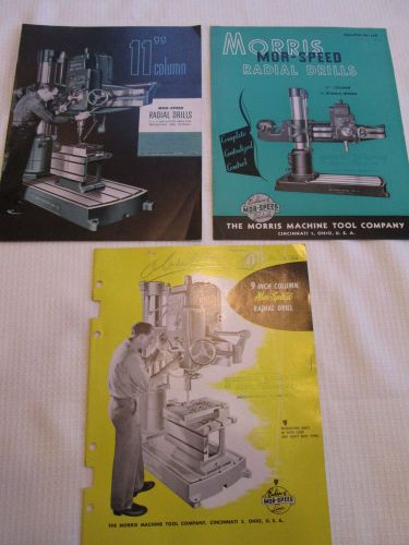 Morris Machine Tool Cincinnati Radial Drills Mor-Speed Catalog Metal Working D