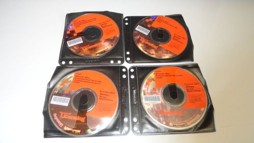 FF2: Microsoft 2007 Servers/Server Application Software/CD 4-pack No Serial #