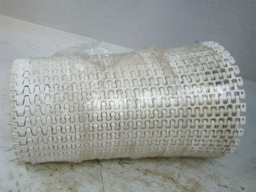 Habasit conveyor belt 17.6&#034; x 10&#039; tight turn radius flush grid acetal white M254