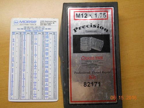 M12x1.75 precision professional thread repair kit chrislynn #82171 for sale
