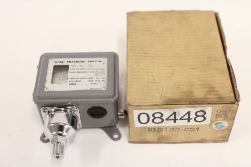 New SMC ISG120-031 Pressure Switch 1207437