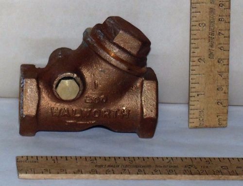 WALWORTH CHECK VALVE - 1 - D136 - Plumbing / Steampunk / Water Flow