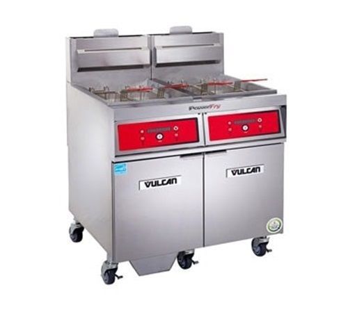 Vulcan 2vk85df powerfry5™ fryer gas high-efficiency 42&#034; w (2) battery 85-90... for sale