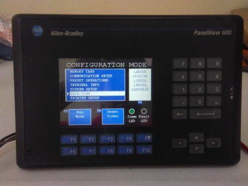 Allen-Bradley PanelView 600 2711-B6C20 Ser.C. FRN 4.44 ETHERNET&amp;RS-232.